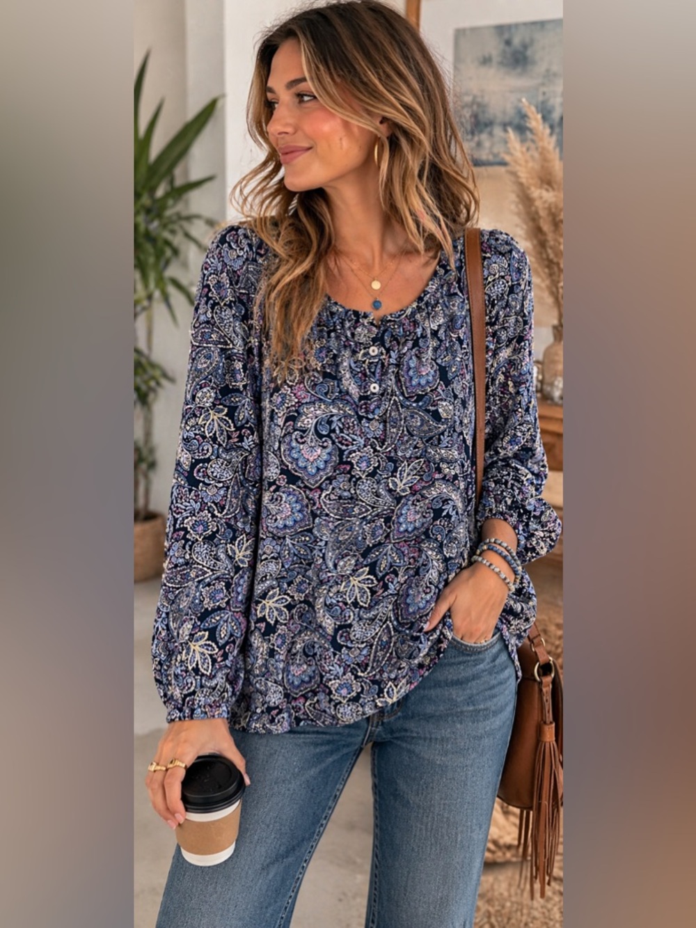 ✨ Appleseed’s Paisley Print Blouse ✨